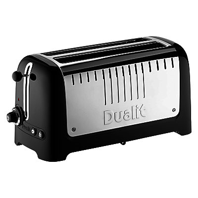 Dualit 2-Slot Long Lite Toaster, Black Gloss Dualit 2-Slot Long Lite Toaster, Black Gloss